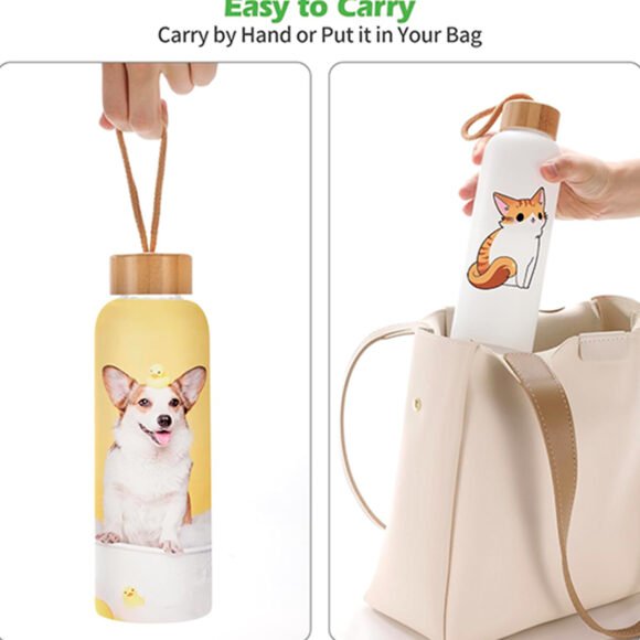 Découvrez notre bouteille d'eau moderne personnalisée de 16 oz – Image 3