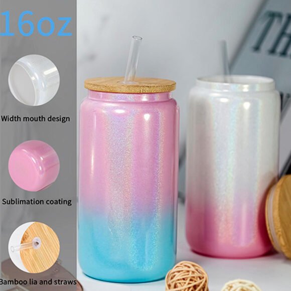 CAN verre irisé de 16 Oz – Image 5