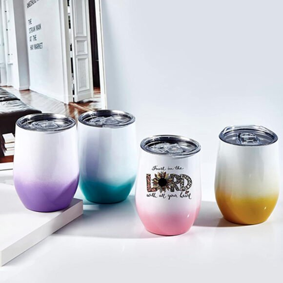 Nos verres a vin bicouleur de 12 Oz – Image 5